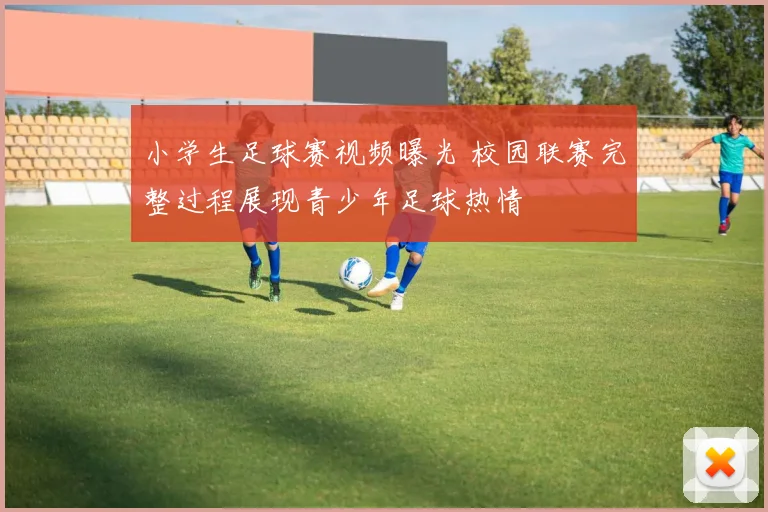 小学生足球赛视频曝光 校园联赛完整过程展现青少年足球热情