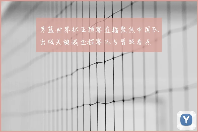男篮世界杯亚预赛直播聚焦中国队出线关键战全程赛况与晋级看点